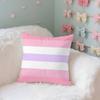 LGBT Rainbow Flag Pillow Case Throw Pillow Cover Nordic Vintage Style Cushion Covers Home Living Room Sofa Couch Seat