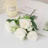 Roze Roze Pioen Kunstbloemen Zijde Boeket 27 Hoofden Rozen Nepbloem Voor Tafelvaas Schikken Huis Bruiloft Decoratie Bloemen