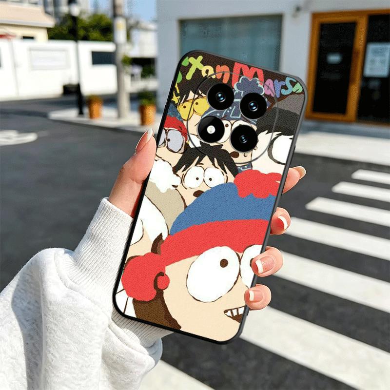 

Cartoon S-South P-Parkes Soft Phone Case for Xiaomi Redmi Note 12 13 14 15 Pro Plus 11 12S 11S 11T 10 4G Black Cover Back Shell Redmi Note 13 Pro 4G