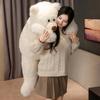 Large Cuddly Animal Stuffed Mother Baby Polar Bear Elephant Plush Toy Huggable Sleep Companion Gift for Kids Birthdays Home Decor