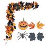 Halloween Kürbis Stock Girlande Herbst Ahornblätter Girlande Ahornblätter Herbst Erntedank Dekoration Für Party Schreibtisch Heimdeko