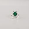 Green Onyx Cab Gemstone 925 Sterling Silver Handmade Jewelry Proposal Ring For Gift RR-75-30