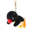 Pingu Plush Rolling and Lying Key Ball Chain Toy, Down, Mascot, Ring/Keychain, Keychain, (Pingu)