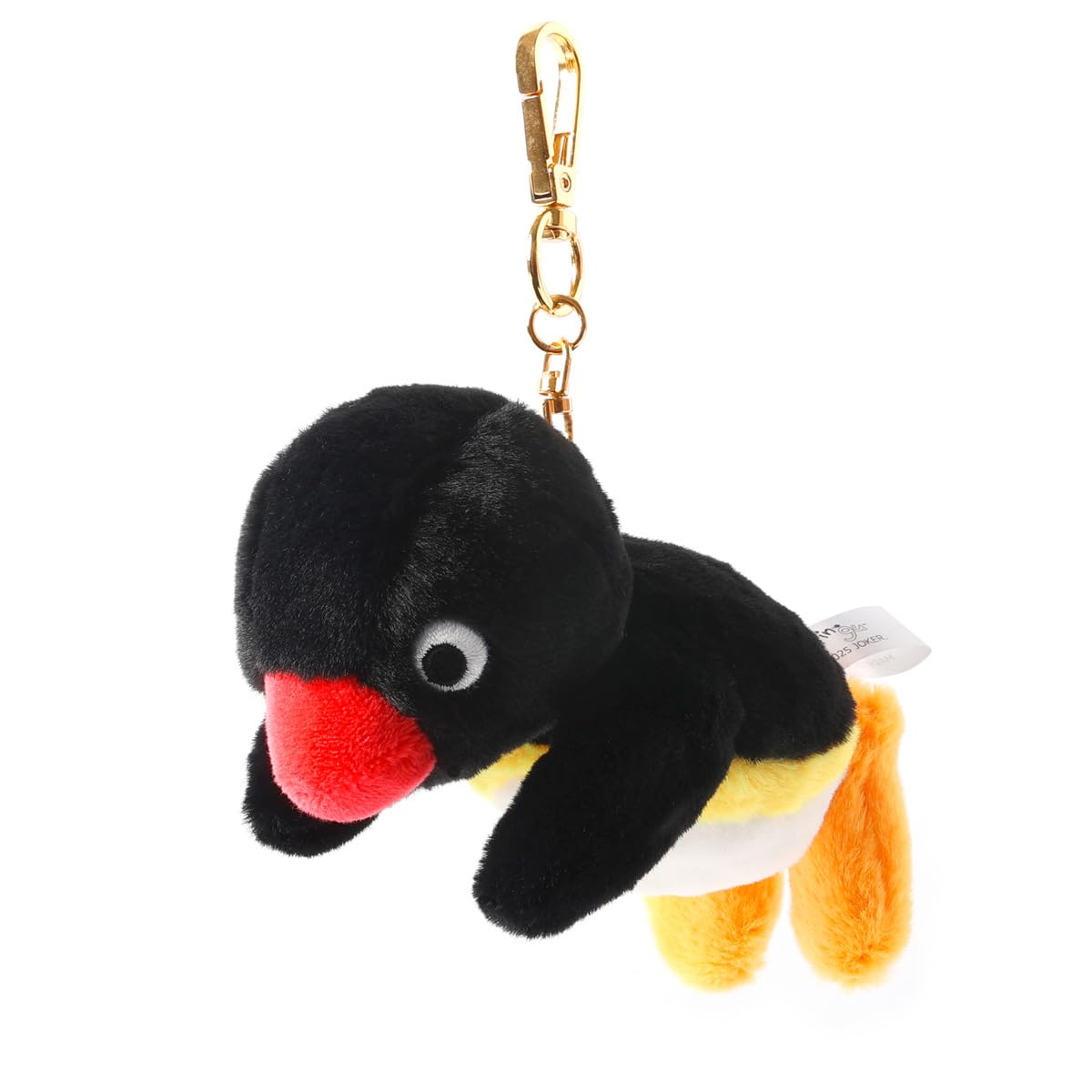 Pingu Plush Rolling and Lying Key Ball Chain Toy, Down, Mascot, Ring/Keychain, Keychain, (Pingu)