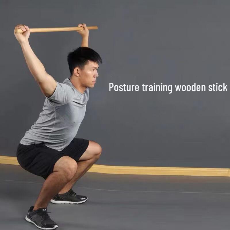Wooden Fitness & Pilates Posture Correction Stick