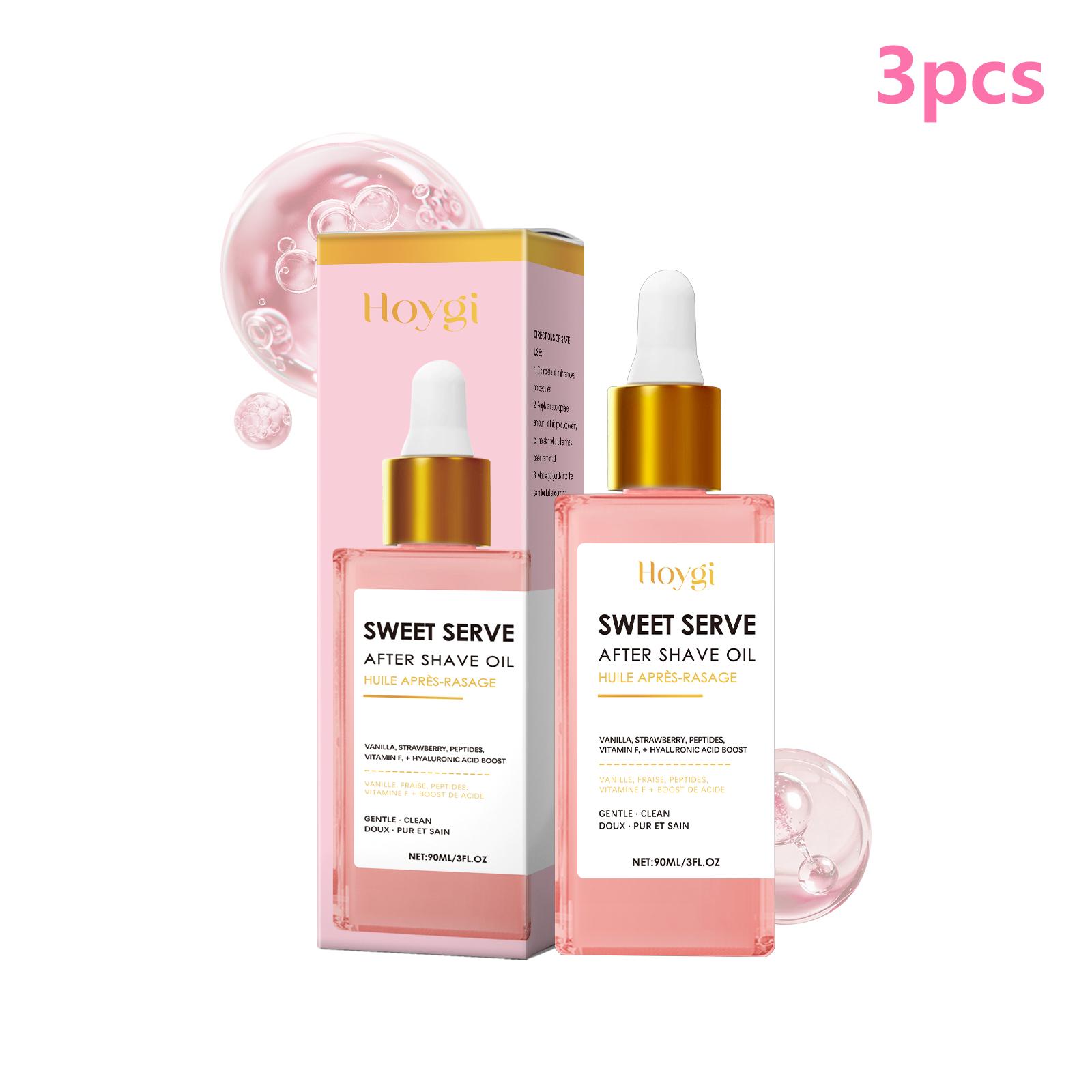 Hoygi Aardbei en Vanille Aftershave Olie voor Vrouwen Gladde Hydraterende Huidverzorging Diepe Hydratatie Hyaluronzuur Scheerolie