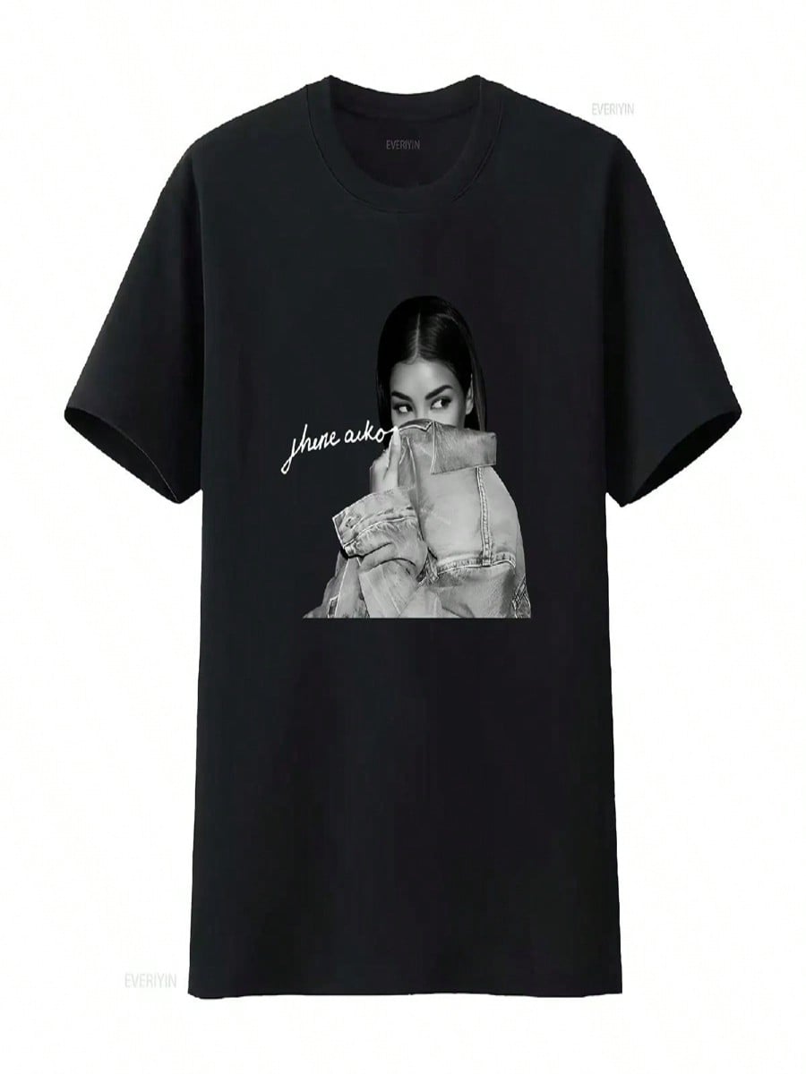 Jhene Hiphop Rnb Rapper Aiko T Shirt Cotton Streetwear R Vintage Washed Fashion Homme Designer Clothes Stylish Soft Breathable S