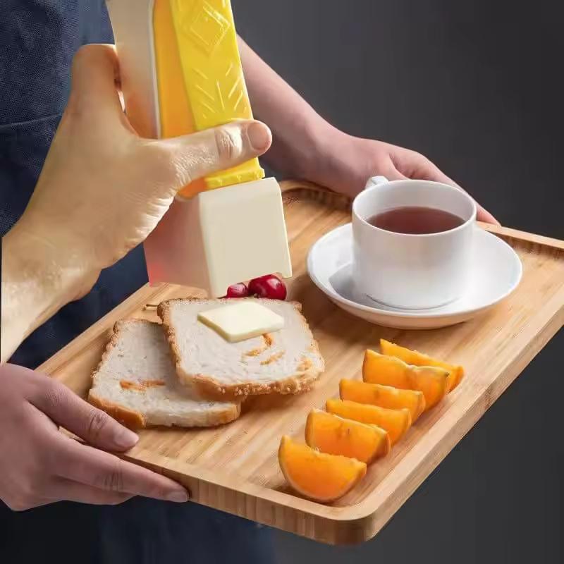Portable Butter Cutter Cheese Slicer Stainless Steel One-Button Dispenser Food Grade Kitchen Tools For Bread Toast