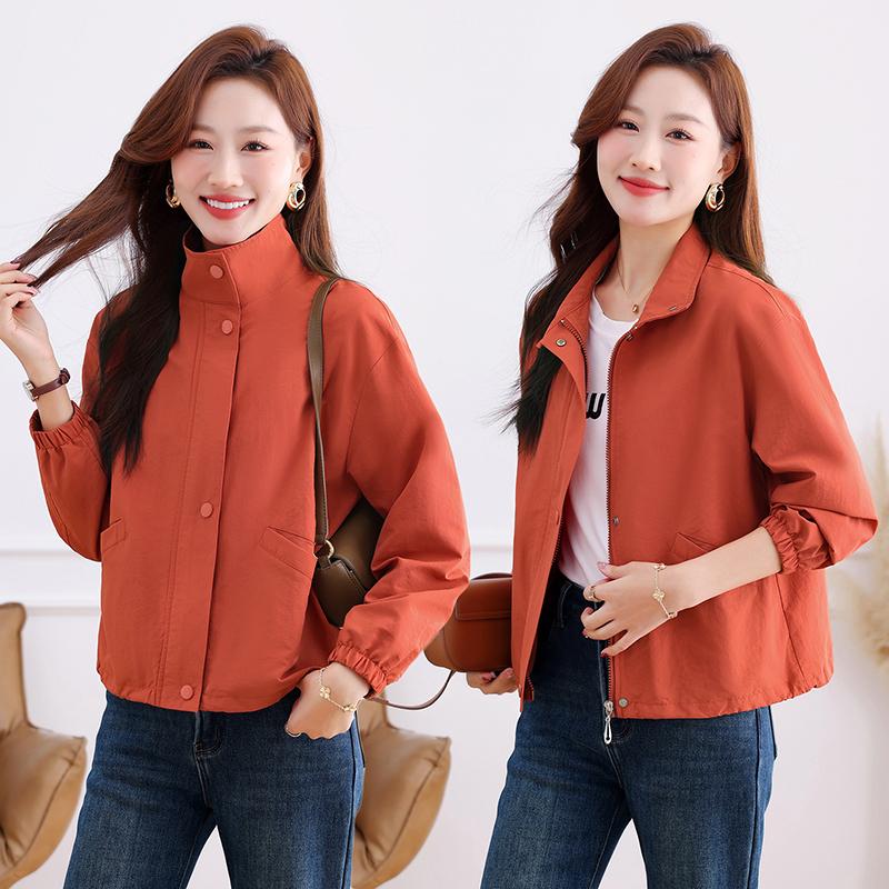 Casual Jacket, Women's Spring and Autumn Cardigan Jacket, Small Jacket, Workwear Jacket