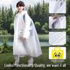 Moremerry Kids' Rain Poncho with Backpack Slot
