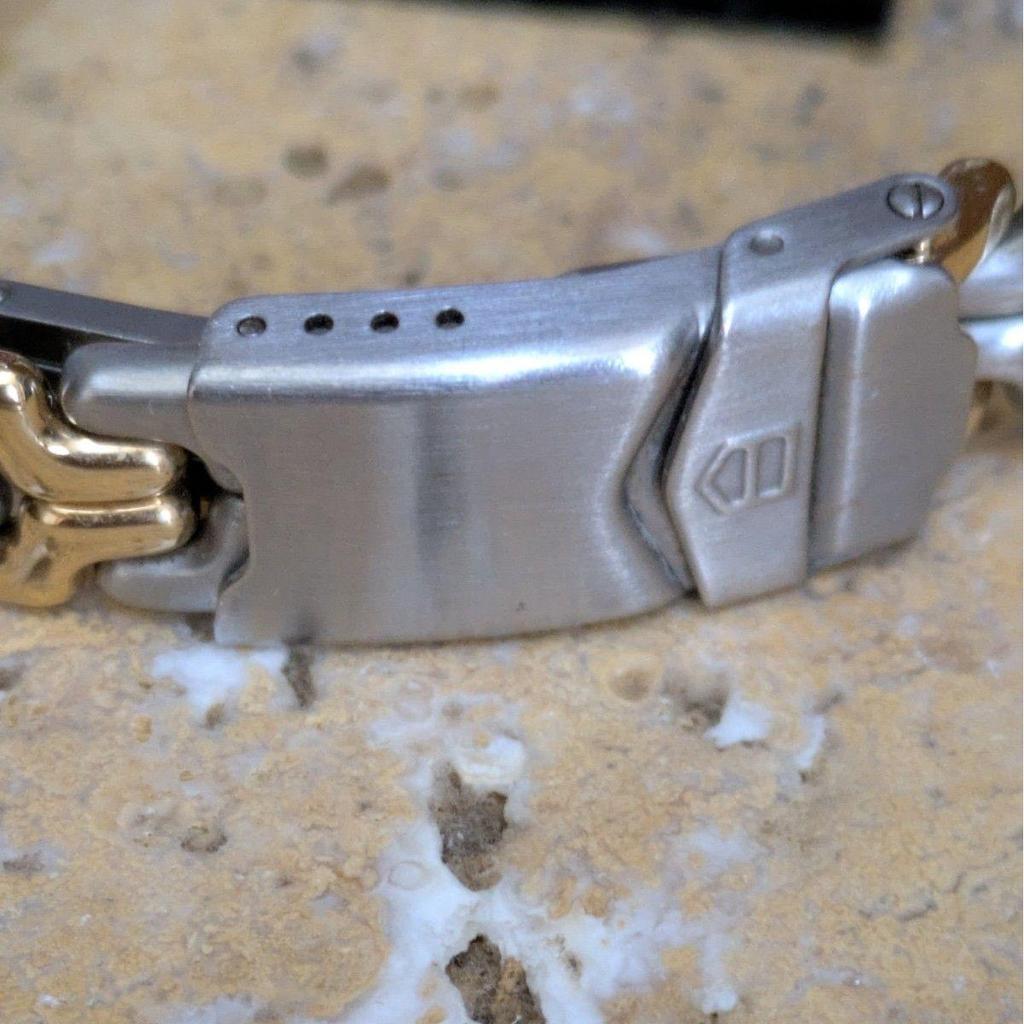 Used [Good Condition] TAG HEUER Professional Cell Date Gold Silver Combination Ladies