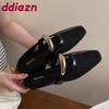 Fashion Fashion Metal Female Flats Slippers Sandals Shoes For Women Mules Summer Beach Slides Footwear Mesh Ladies Flats Slippers Shoes