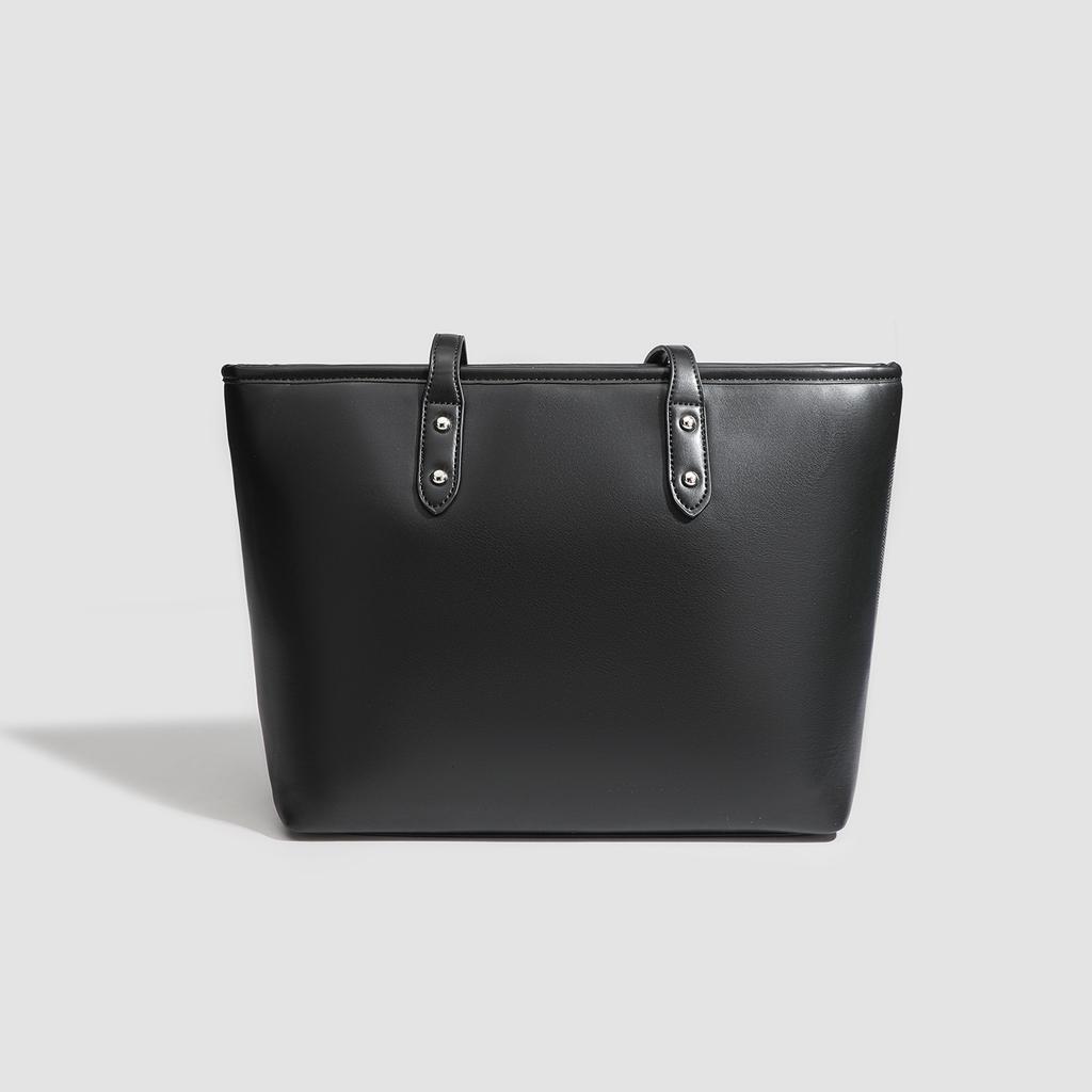 College Canvas Tasche Schleife Achseltasche Lässige Shopping Ein-Schulter Handtasche