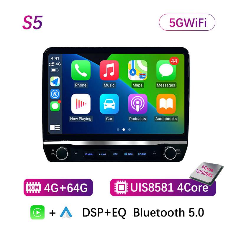Two Buttons Android Car Multimedia For 9/10 Inch Universal 2din Multimedia Video Player Head Unit Radio Stereo Wireless CarPlay