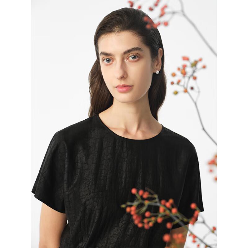 GOELIA Xiangyunsha New Chinese Style Qipao Dress with Frog Buttons