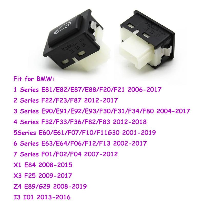 E81 E82 F22 F23 E90 F30 F32 E60 F10 F11 F01 E84 F25 E89 Rear Trunk Tailgate Unlock Boot Push Button Release Switch For BMW