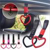 Cute Heart‑Shaped Pull Ring Car Pendant, Rearview Mirror Hanging Ornament, Decorative Accessory for Car Interior Decoration