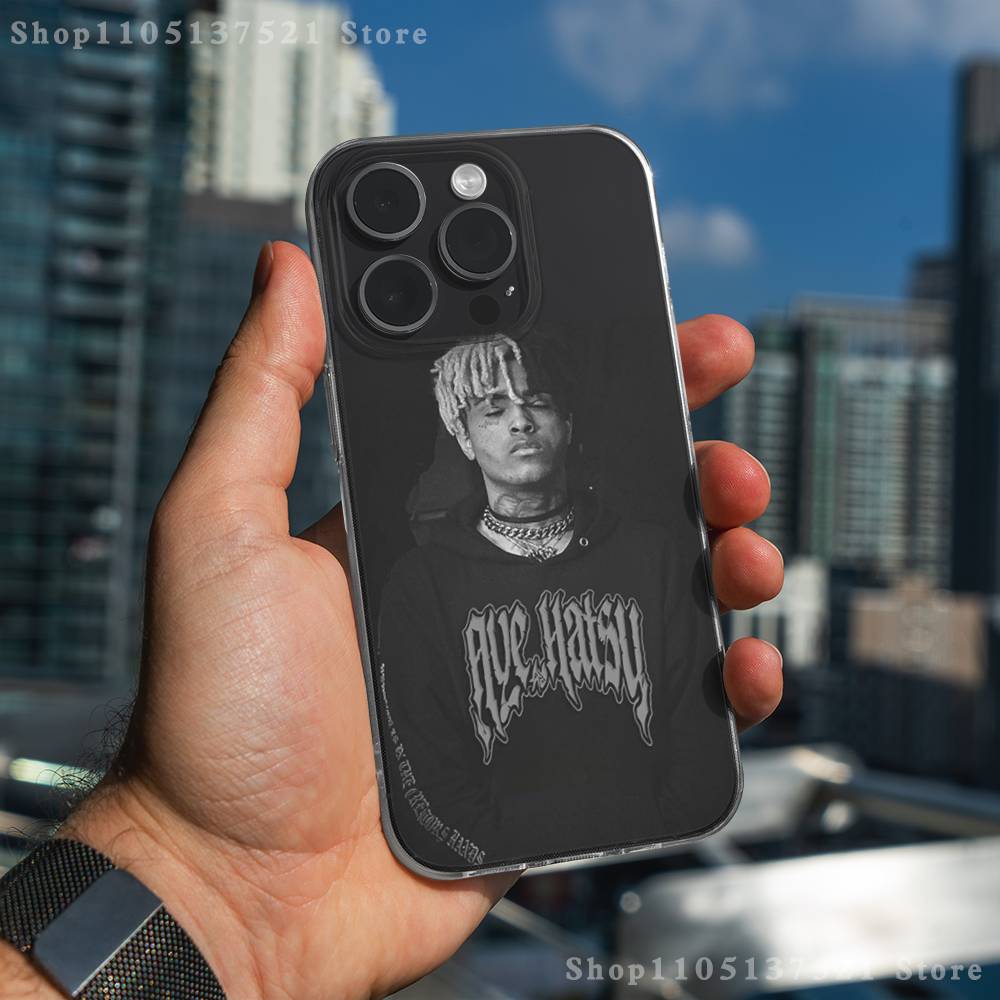 Rapper X-XXXTentacionS Phone Case For iPhone 17,16,15,14,13,12,11 Pro,Max,Plus,X,XS,XR,SE4,E Mini Transparent Soft Cover