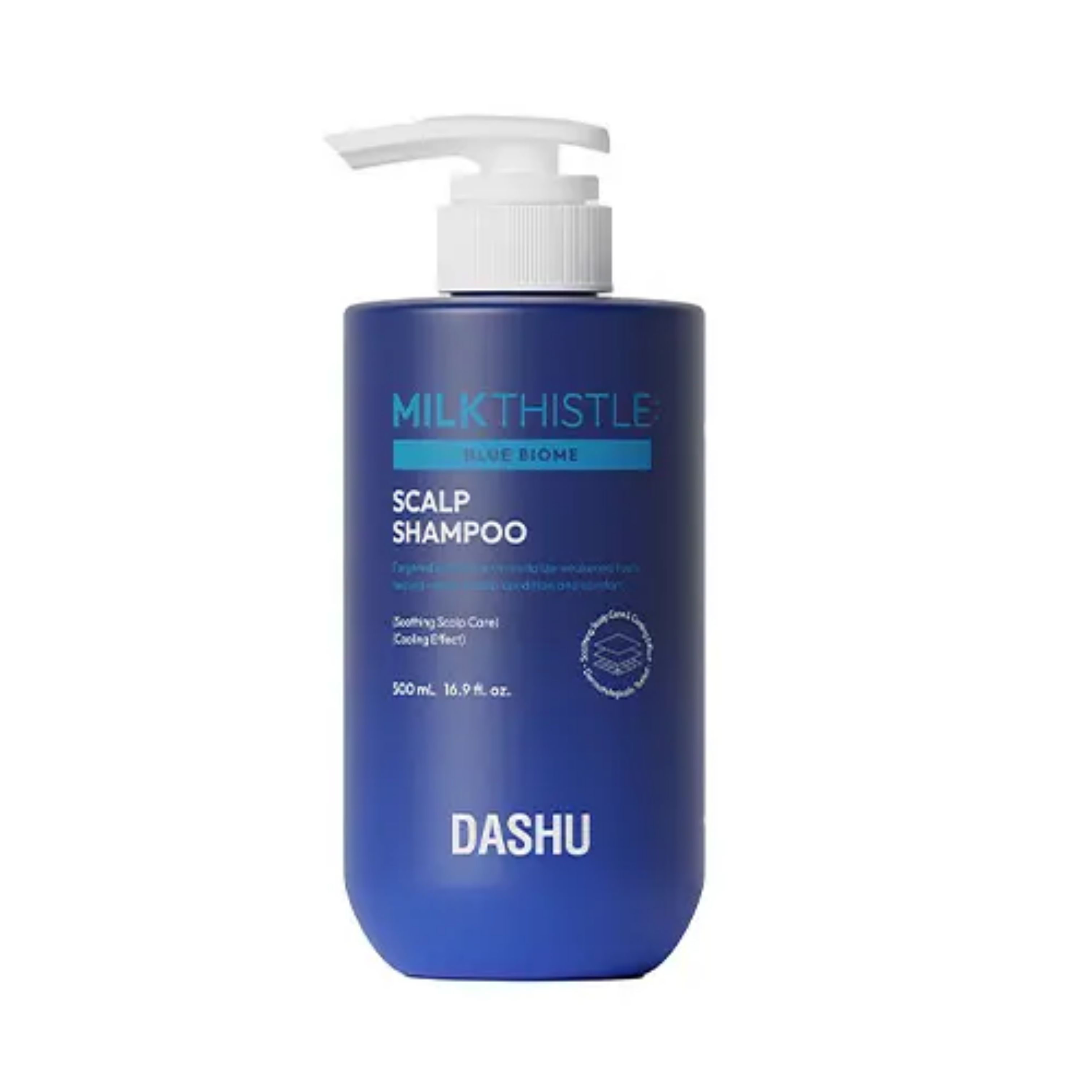 DASHU Daily Milk Thistle Blue Biome Scalp Shampoo 500ml