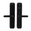 Smart Fingerprint Door Lock Bluetooth Password for Tuya APP Control Door Lock with Keys for Apartment Hotel 6V Black
