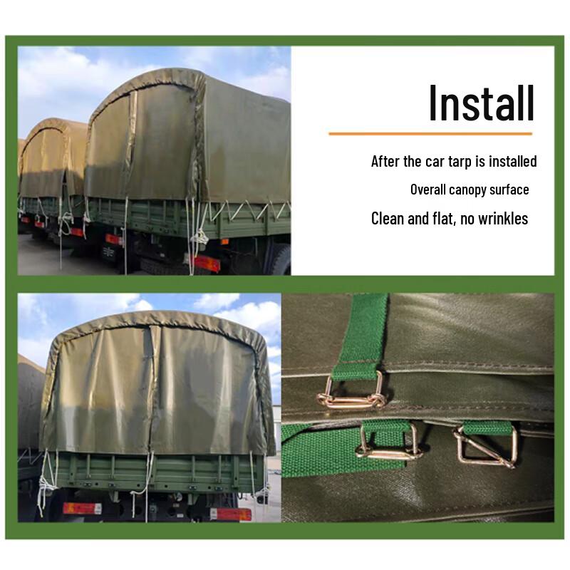 Heavy-Duty Waterproof Sunscreen Truck Tarpaulin