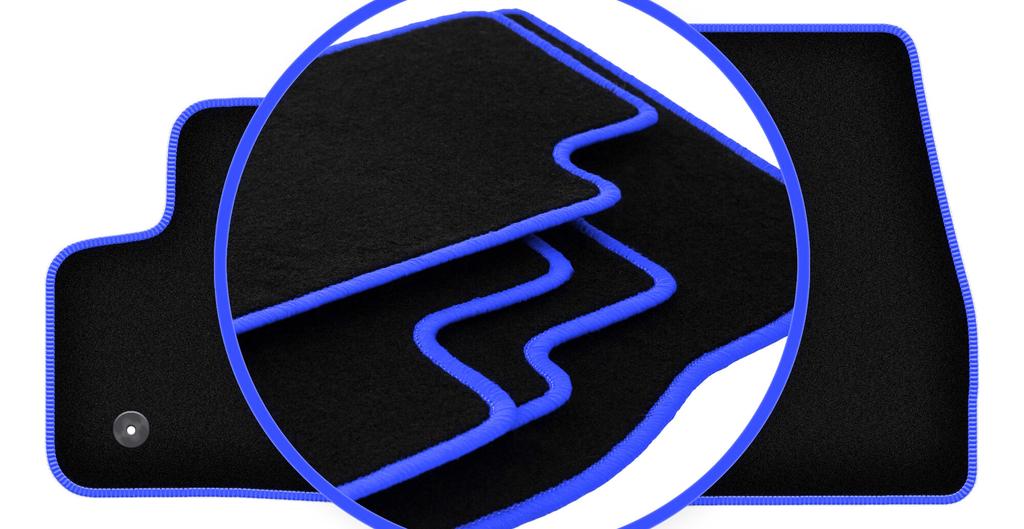 CARLUX-BLUE Car Mats For: Ford Transit Connect Van (2013-2017)
