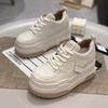 Platform-soled Muffin Sneakers Fashionable Versatile Casual Shoes
