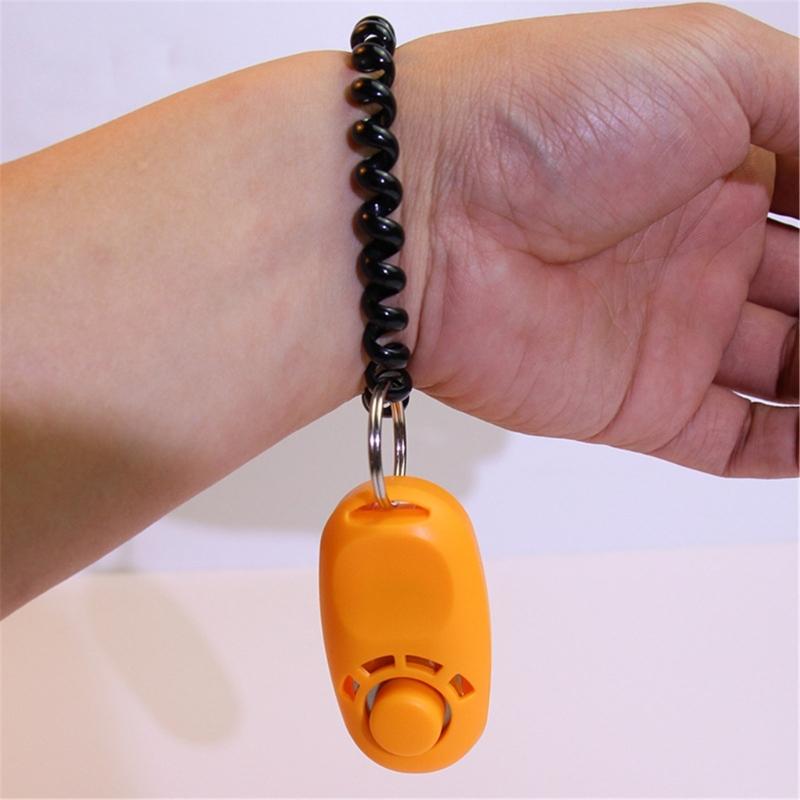 Pet Training Clickers Whistle with Keyring Dog Training Clickers Whistle Combo Perfect for Behavioral Training