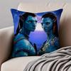 Epic SciFi Movie AAvatar The Way of Water Cushion Cover Pillowcase Antidustmite Invisible Zipper Short Plush Sofa Cushion