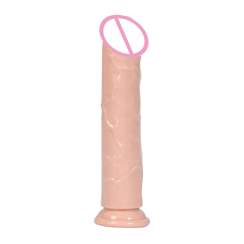 Transparent Crystal Dildo Vibrator - Large Fake Penis Anal Plug for Women