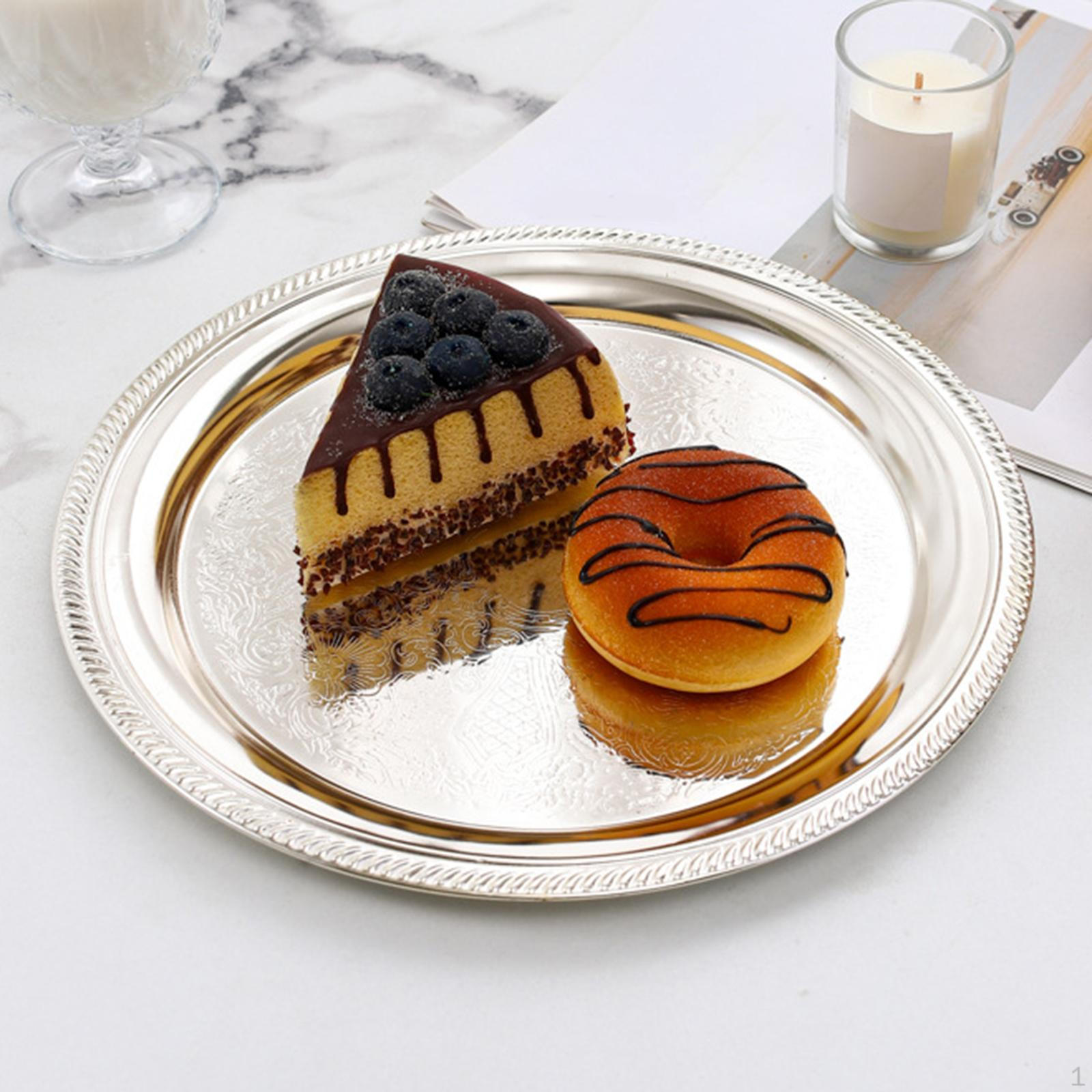 

Алюминиевый сплав тарелка для салата круглая 20 см штабелируемый сервировочный поднос для хранения для кухни серебряный