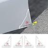 DHP3  2PC Car Door Anti-collision Anti-Scratch Cover Protector Transparent Sticker For Mercedes Benz AMG W124 W202 W203 W204 W210 W211