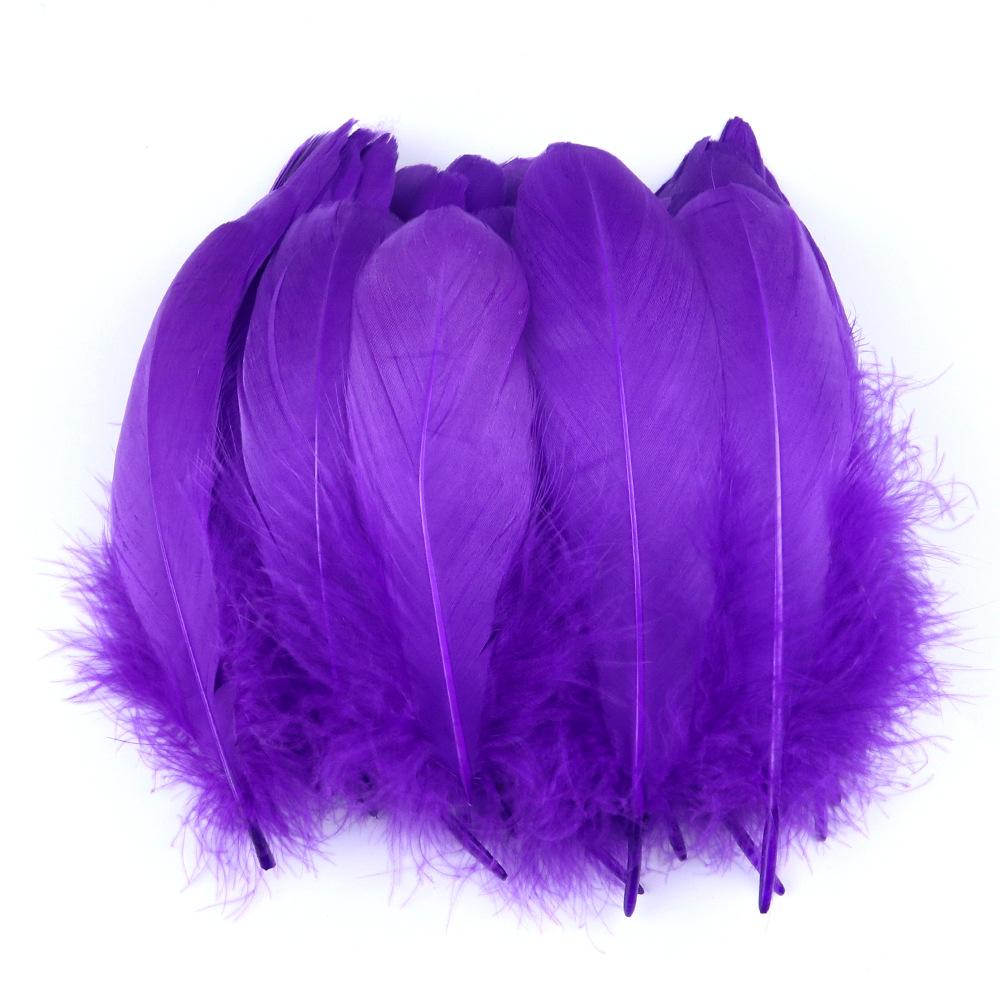 Goose Feather Diy Colorful Feather Soft Large Floating Feather Headdress Craft Decoration Material