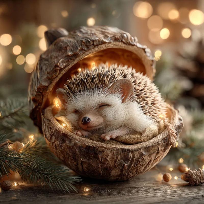 

Acorn Decorations Serene Woodland Creature Ornaments Christmas Tree Ornaments Lightweight Forest Animal Acorn Decorations