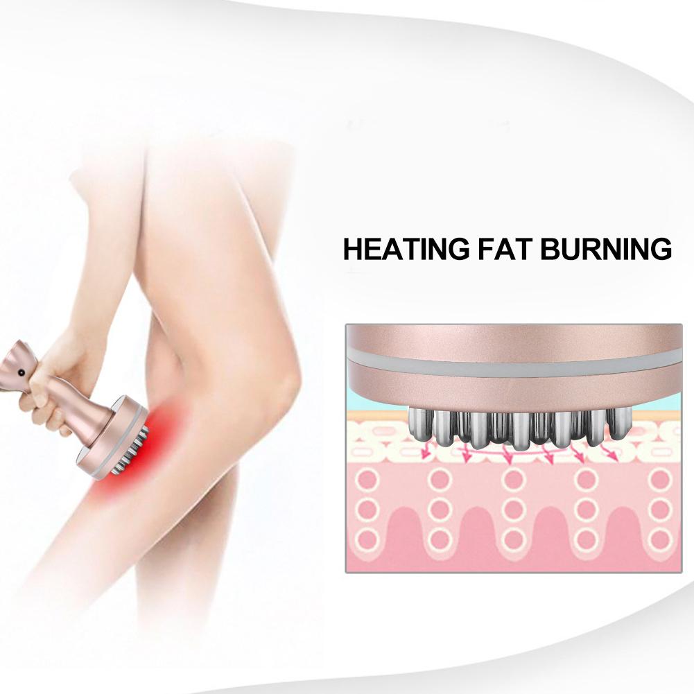  Electric Heating Meridians Massage Brush Body Shaping Relaxing Machine Device  US Plug 100-240V 