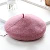 Kids Wool Blend Beret Hat - Vintage Style Warm Multiple Colors Face-Flattering 49-53cm
