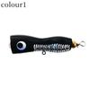 Wood & High Carbon Steel Floating Topwater Popper Lure with Hooks for Saltwater Tuna & Marlin