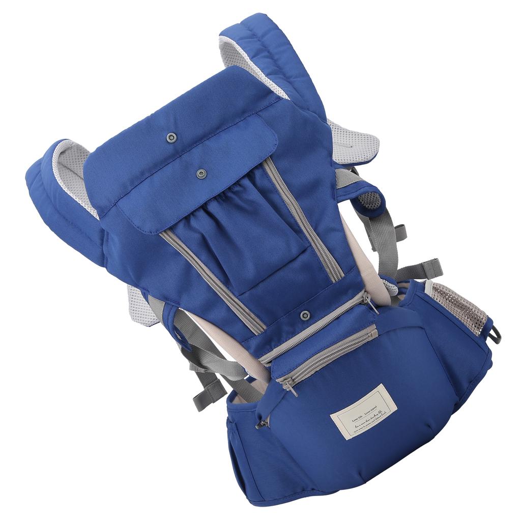 Baby Hüftsitz Tragetuch Multifunktional Atmungsaktiv Outdoor Baby Kleinkind Kind Wickeltuch Trage(blau )