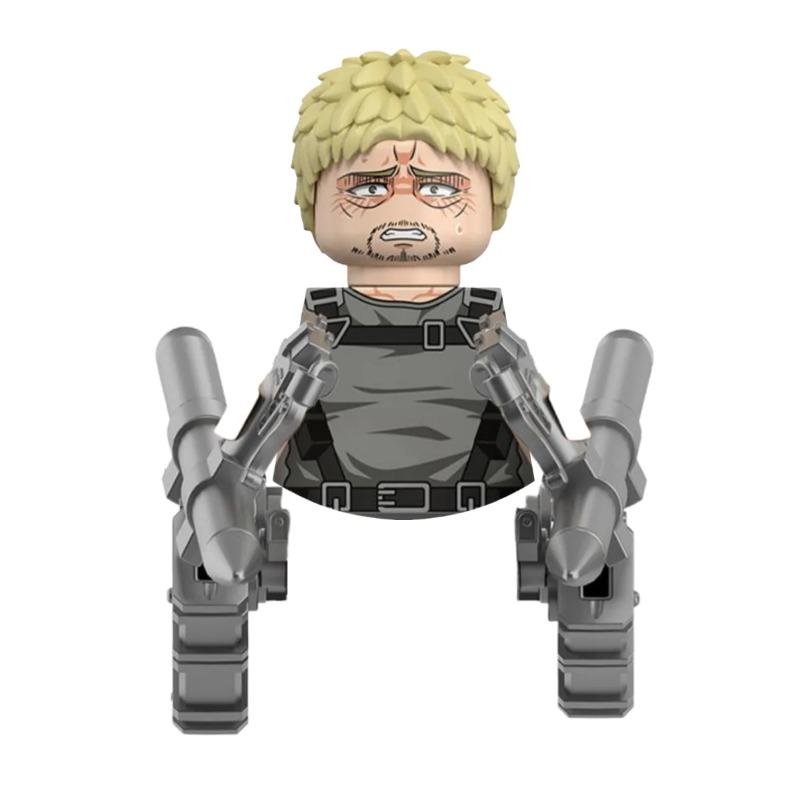 Blind Box Building Blocks Mini Model Figures Attack on Titan Levi Ackerman Eren Mikasa Giant Annie Halloween Christmas Gifts Toy
