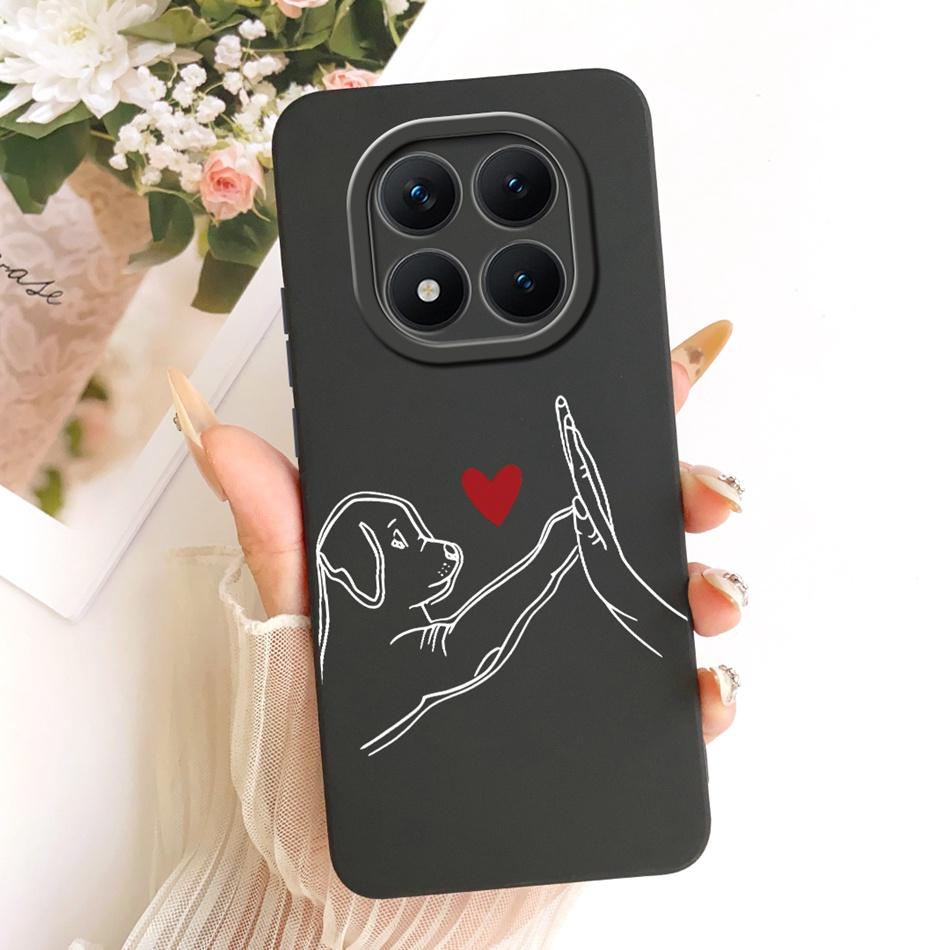 For Xiaomi Redmi Note 15 Pro+ 15Pro 5G Cute Cat Flower Cartoon Phone Case For Redmi Note 15 Pro Plus 5G Soft Silicone Bumpers