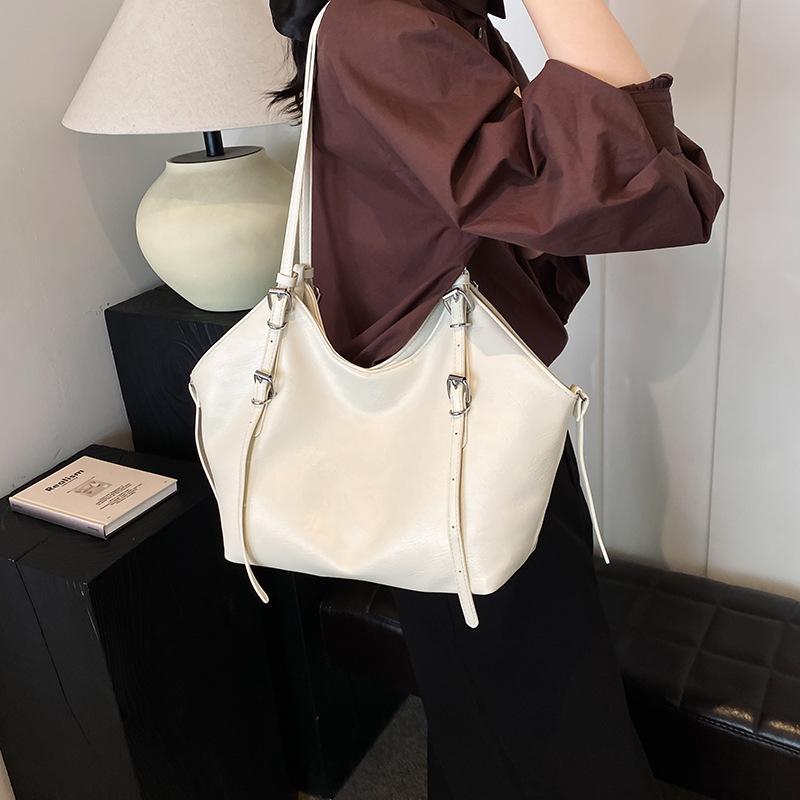 Tooxika New Retro Large Capacity High-end Commuter Bag For Women Simple And Versatile Shoulder Bag