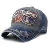 Baseball Cap Unisex Retro Washed Cotton Korean Style Trendy Embroidered Sun Protection Soft Top Duckbill Cap Couple
