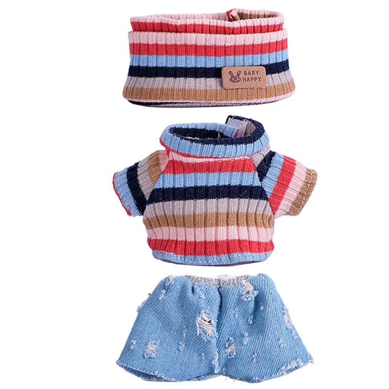 Fashion Doll Clothing Set For Anime Figure Doll 17cm Standing Doll Display Children Interactive DressingUp Doll Clothes