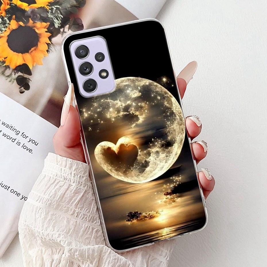 Modische Malerei Hülle Für Samsung Galaxy A72 A52 A52s 5G Weiche Silikon TPU Handyhüllen Für Samsung A72 A52 A52s Hüllen Stoßfänger