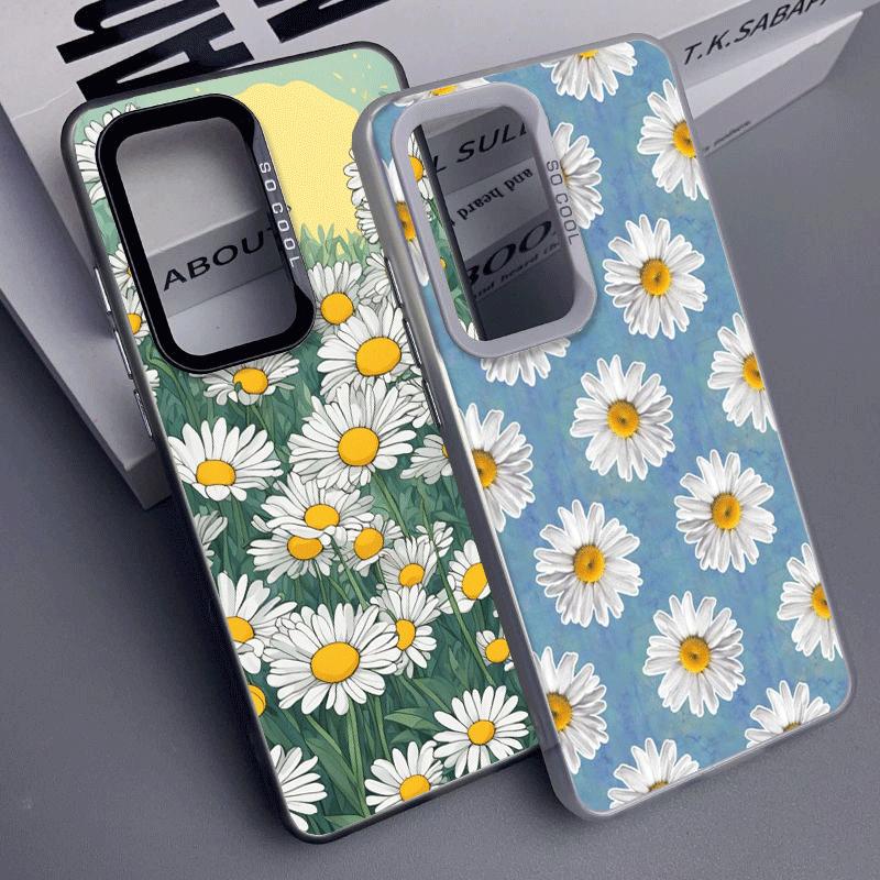 Daisy Flowers Aesthetics Soft Phone Case for Samsung A17 A16 A15 A14 A13 A57 A56 A55 A54 A53 A37 A36 A35 A34 A33 A26 A25 A24 A23