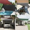 Voile de parasol - Maison Exclusive - Tissu Oxford PU - Rectangulaire 6x8 m - Anthracite