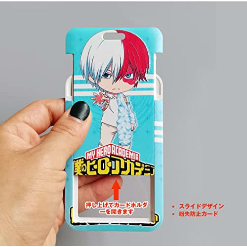 My Hero Academia Card Holder, IC Card Case, Pass Case, Commuter Pass Case, Card Storage, Employee ID, Transportation Card, Campus Card, Decorative, Si