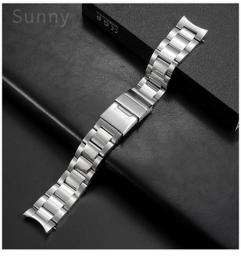 Per Longines Conquest Cinturino da immersione anallergico 21mm L3.781.4 Fibbia pieghevole Uomo L3.782.4 L3.740 con cinturino di ricambio