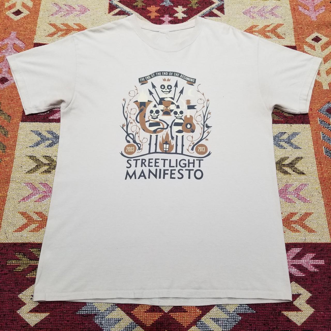 Streetlight Manifesto Tour T-SHIRT White Color TU1539 S