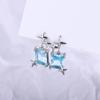 Lindon Women Copper Alloy Zircon Earrings Drop Earrings For Women Wedding Party Gifts